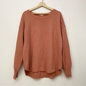 Pink Knit 100% Cotton Sweater